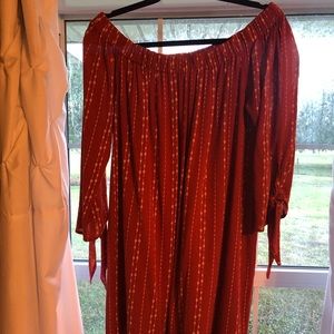 Burnt Orange Miss me dress